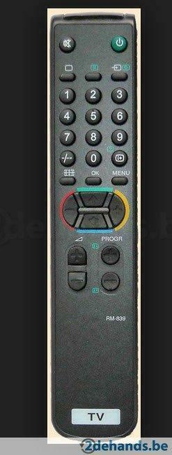 SONY afstandsbediening  RM 839, Utilisé