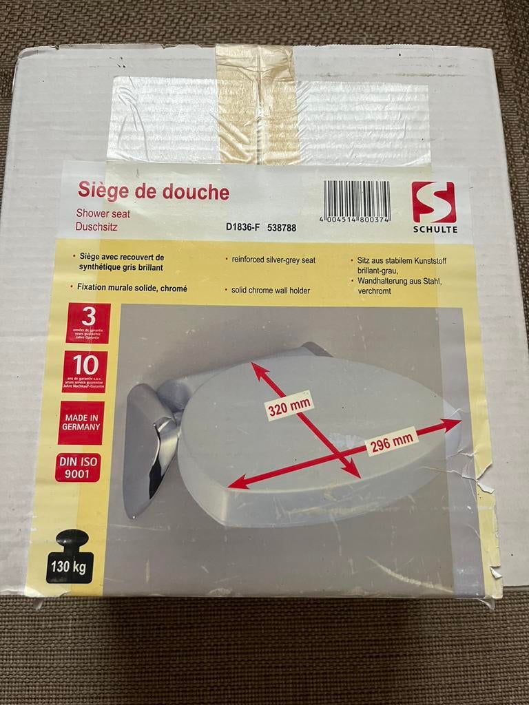 Siege de douche neuf , dans l’emballage d’origine, Bricolage & Construction, Enlèvement, Neuf, Douche