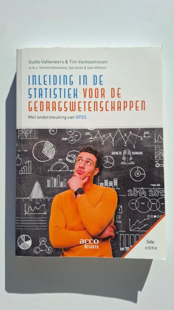 Inleiding in de statistiek voor gedragswetenschappen, Ophalen of Verzenden, Zo goed als nieuw