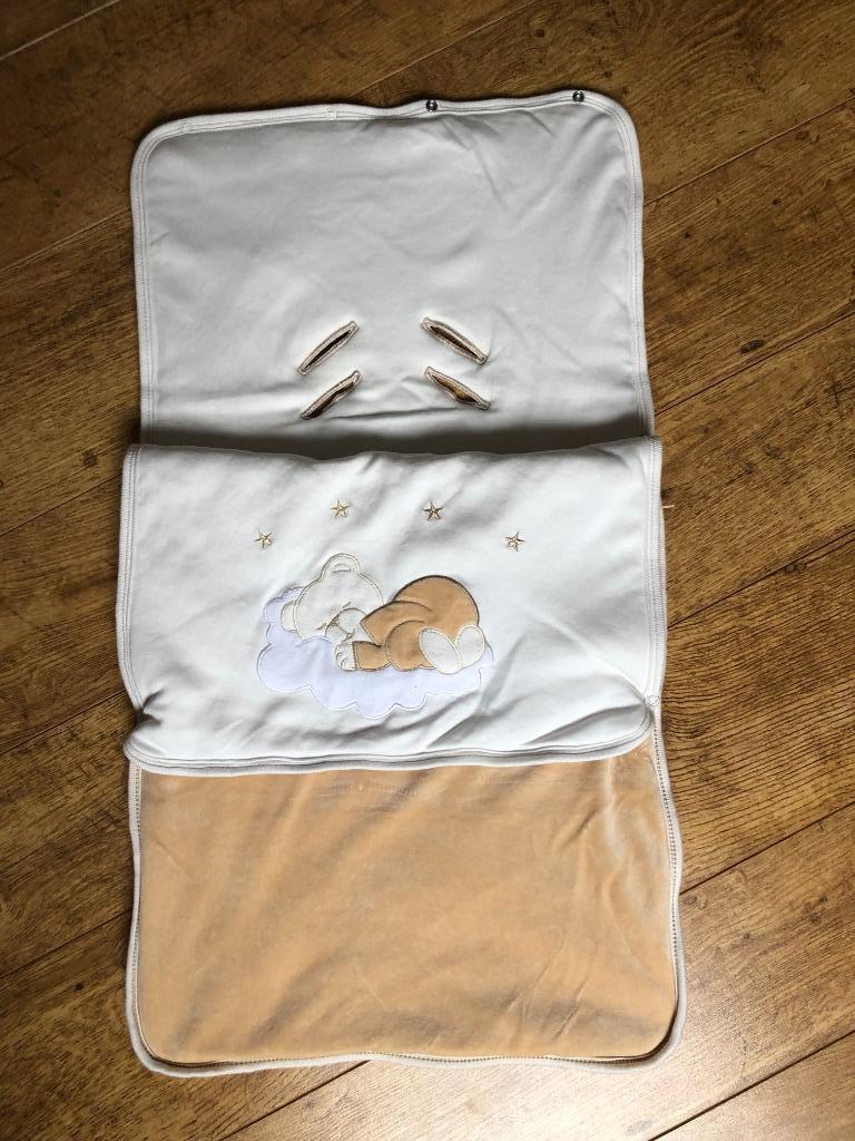 Universele voetenzak - beige PetitVillain, Kinderen en Baby's, Ophalen, Zo goed als nieuw, Overige merken, Voetenzak
