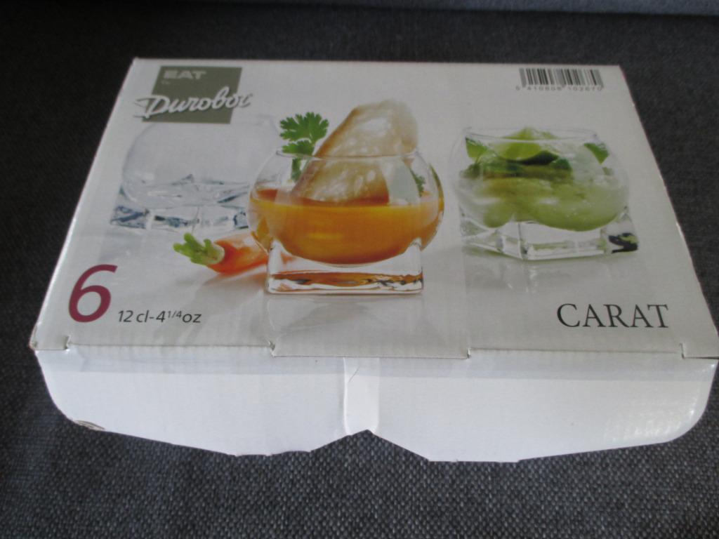durobor aperitief glas carat, Ophalen of Verzenden, Nieuw, Overige typen