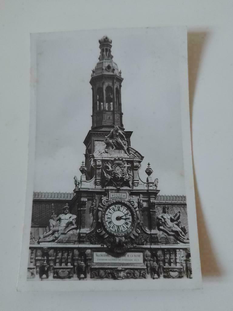 Valenciennes  - fronton stadhuis, Enlèvement ou Envoi, 1940 à 1960, Non affranchie, France