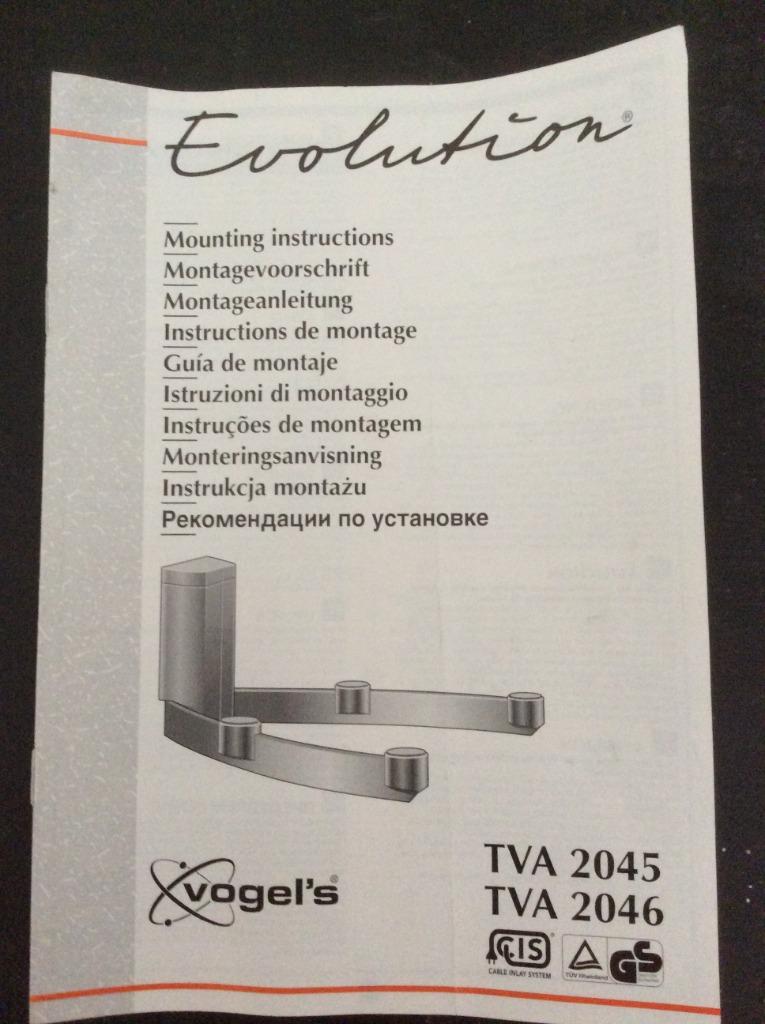 Muurbeugel Vogel's TVA 2045 - 2046, Huis en Inrichting, Ophalen, Gebruikt