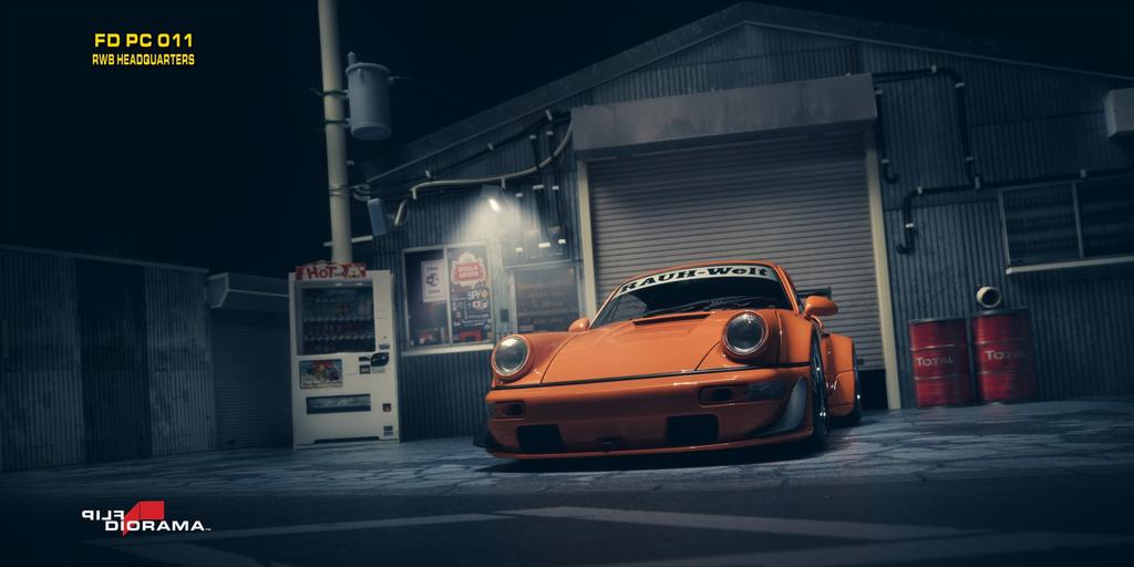 FLIPDIORAMA PC 011 RwB headquarters 1:18, Envoi, Neuf