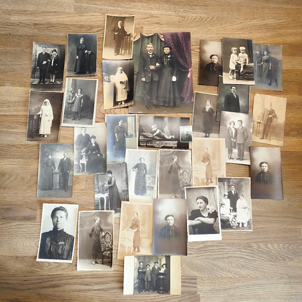 30 Antieke foto's begin 20ste eeuw, Ophalen of Verzenden