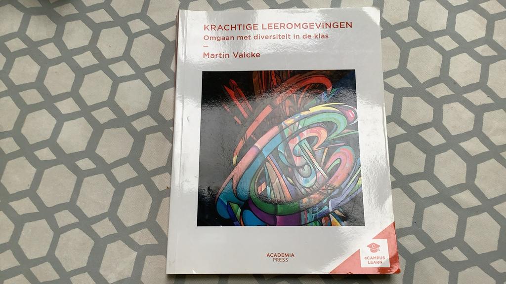 Martin Valcke - Krachtige leeromgevingen 2016, Boeken, Ophalen of Verzenden, Zo goed als nieuw, Martin Valcke