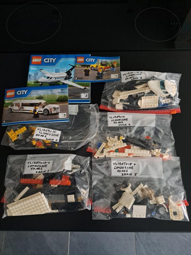 Lego City 60102 Vliegveld VIP Service, Kinderen en Baby's, Ophalen of Verzenden, Zo goed als nieuw, Complete set, Lego