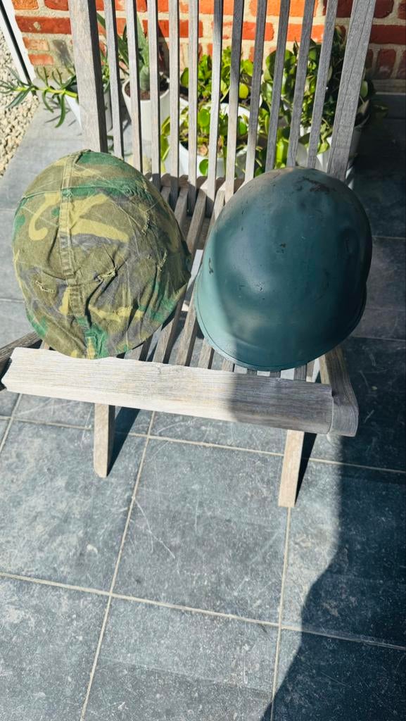 2 ABBL leger helm, Ophalen of Verzenden