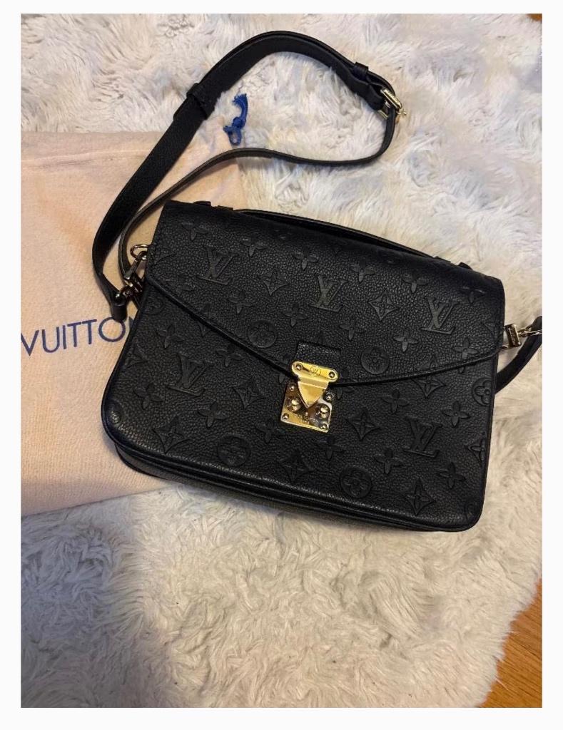 Sac en cuir femme LV, Enlèvement, Neuf, Noir, Sac à bandoulière