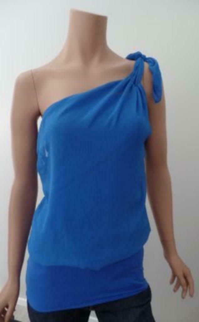 Top - tuniek - one size, Ophalen of Verzenden, Gedragen, Blauw, Zonder mouw