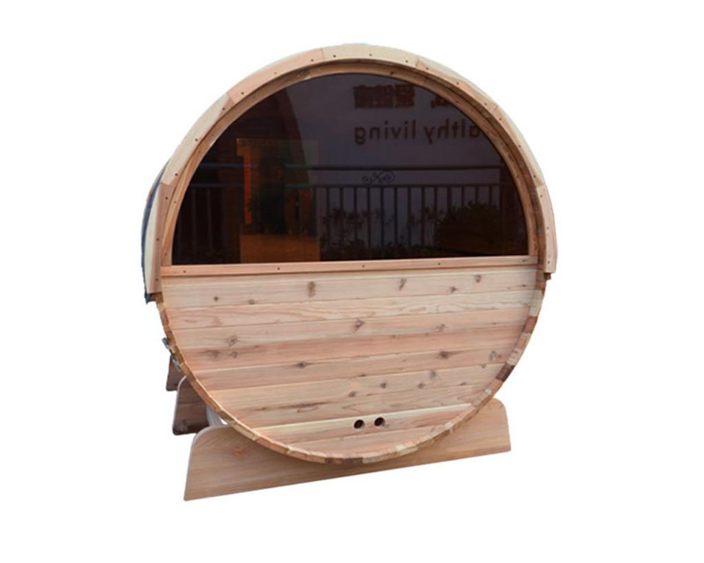 Barrelsauna 230 half panorama! Lente acties! Koopzondag!, Ophalen, Nieuw, Fins of Traditioneel, Complete sauna