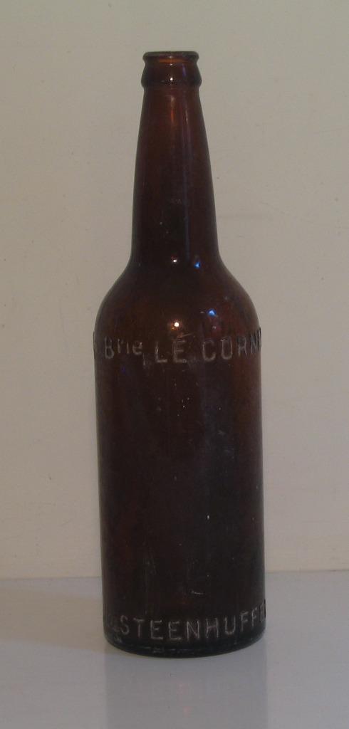 LE CORNET DE HOORN - BOUTEILLE DE BIÈRE STEENHUFFEL (287), Collections, Enlèvement, Utilisé, Bouteille(s), Autres marques