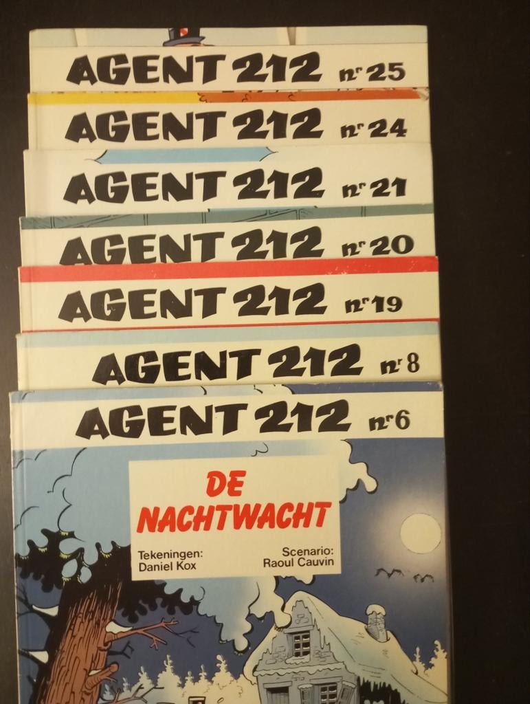 Agent 212. Nrs 6/8/20/21, Ophalen of Verzenden, Zo goed als nieuw