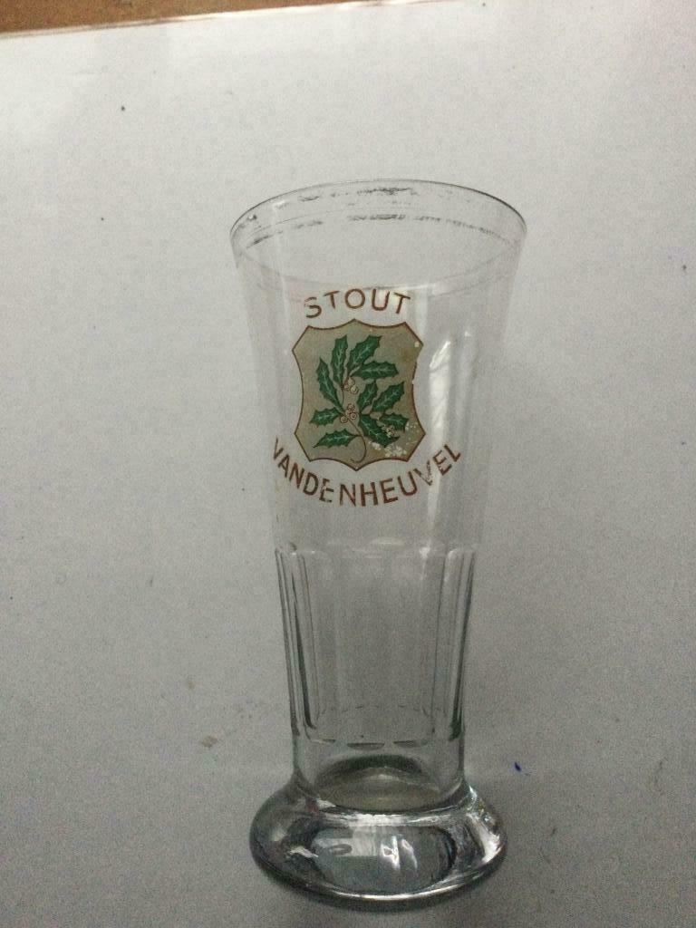 Verre à bière STOUT VANDENHEUVEL, Verzamelen, Ophalen of Verzenden, Gebruikt, Bierglas