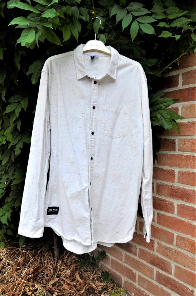 H&M chemise écru t.M homme tb état, Kleding | Heren, Overhemden, Ophalen, Gedragen, H&M, Halswijdte 39/40 (M)