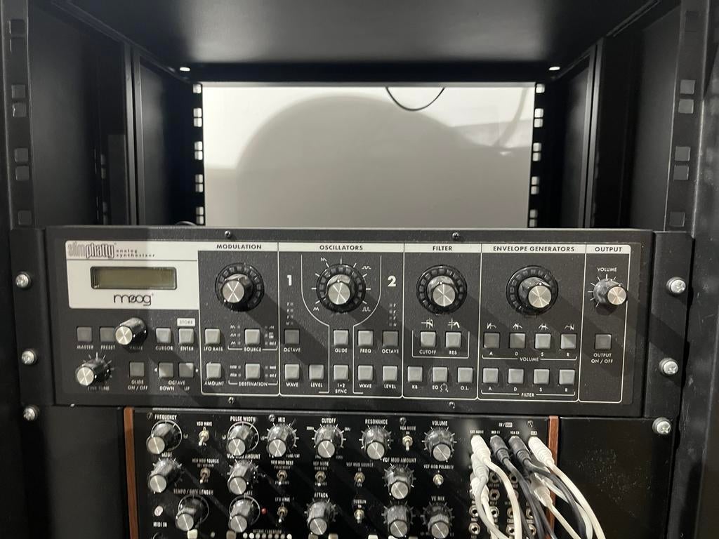 Moog Slim Phatty + rack ears, Ophalen, Zo goed als nieuw