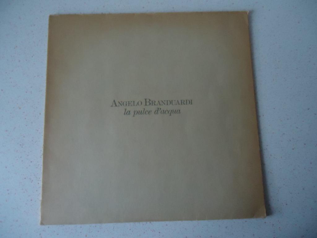 LP van "Angelo Branduardi" La Place D'acqua anno 1981., Enlèvement ou Envoi, Utilisé, 12 pouces