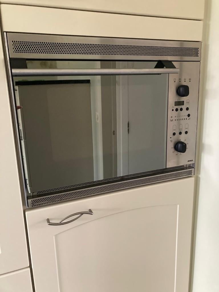 ATAG inbouwoven, Gebruikt, Hete lucht, Oven met grill, Inbouw