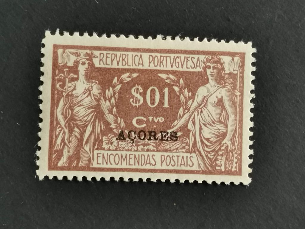 Açores 1921-22 - timbre pour colis postaux, Enlèvement ou Envoi, Portugal, Non oblitéré