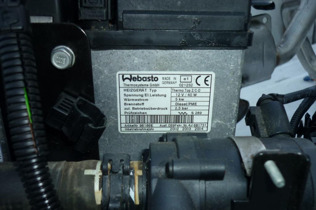 webasto verwarming op het koelsysteem ,vw multivan transport, Ophalen, Nieuw