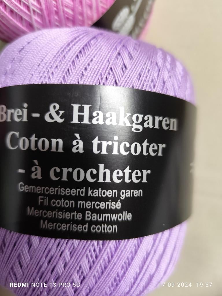 Brei- of haakgaren. Verschillende kleuren. 3€/stuk. NIEUW., Hobby en Vrije tijd, Breien en Haken, Ophalen, Nieuw