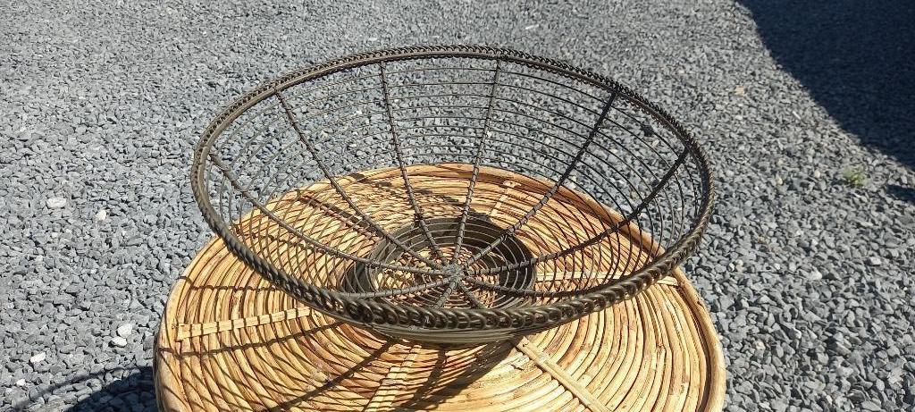 metalen fruitmand 30cm, Antiek en Kunst, Ophalen of Verzenden
