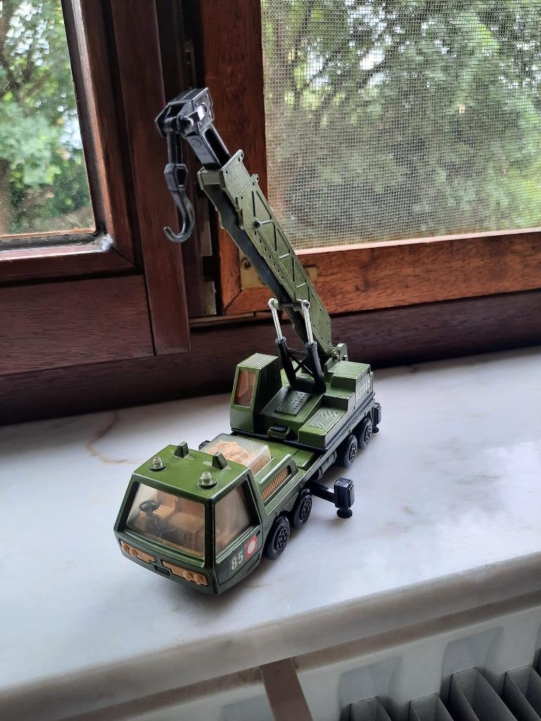 Matchbox Super Kings K-112 Hercules Mobile Crane, Ophalen, Gebruikt, Bus of Vrachtwagen, Matchbox