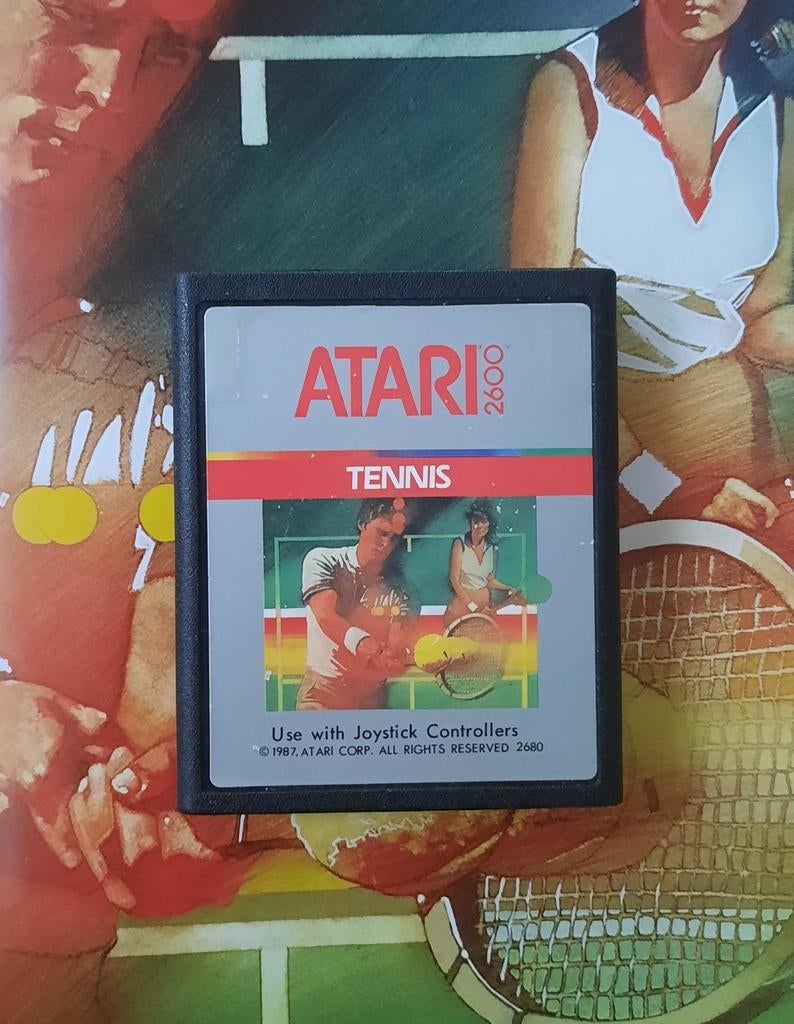 Atari VCS 2600 Realsports Tennis, Enlèvement ou Envoi, Utilisé