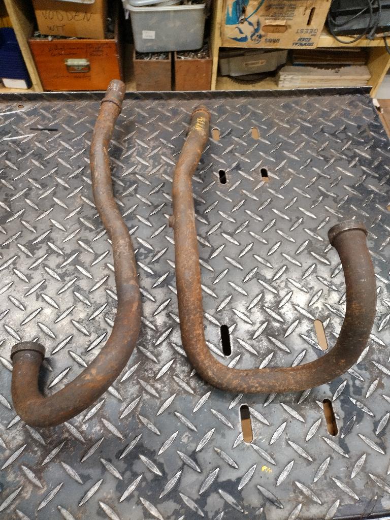 honda dominator 650 model '88-'91 uitlaat collector, Ophalen of Verzenden, Gebruikt