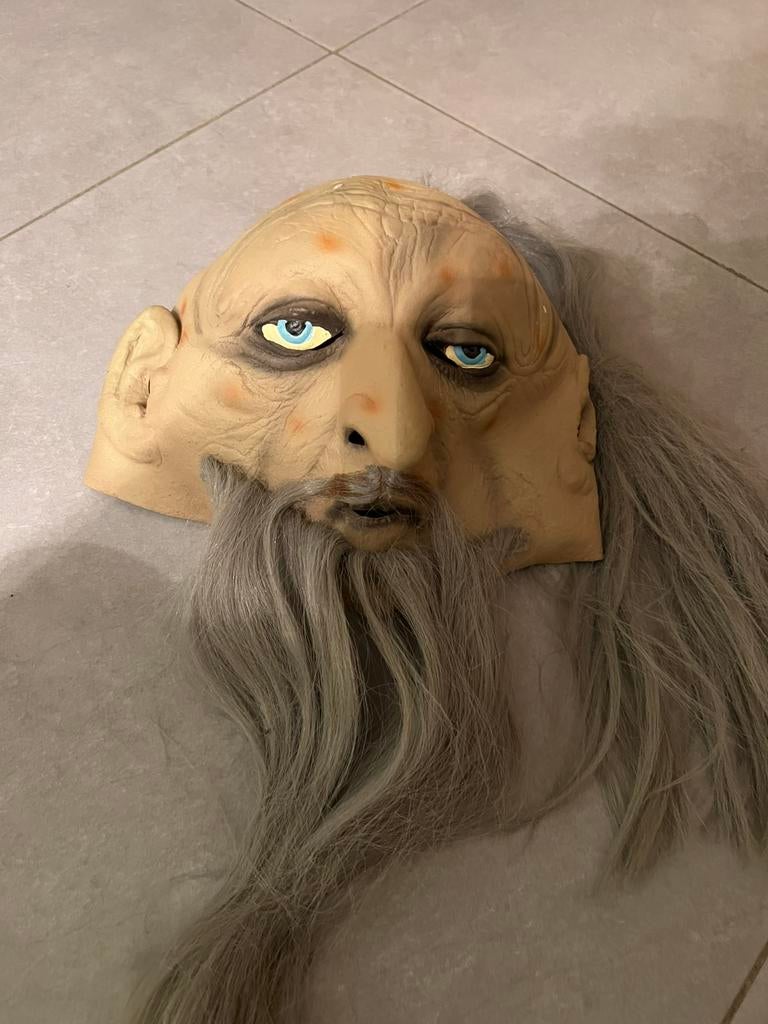 Masker griezelmeneer, Ophalen of Verzenden, Zo goed als nieuw