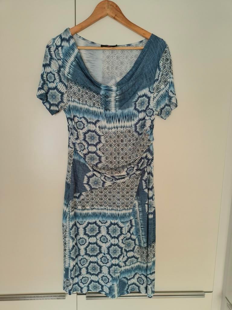 Blauw Zomerjurk van Enjoy, Maat 38/40 (M), Blauw, Enjoy, Ophalen of Verzenden