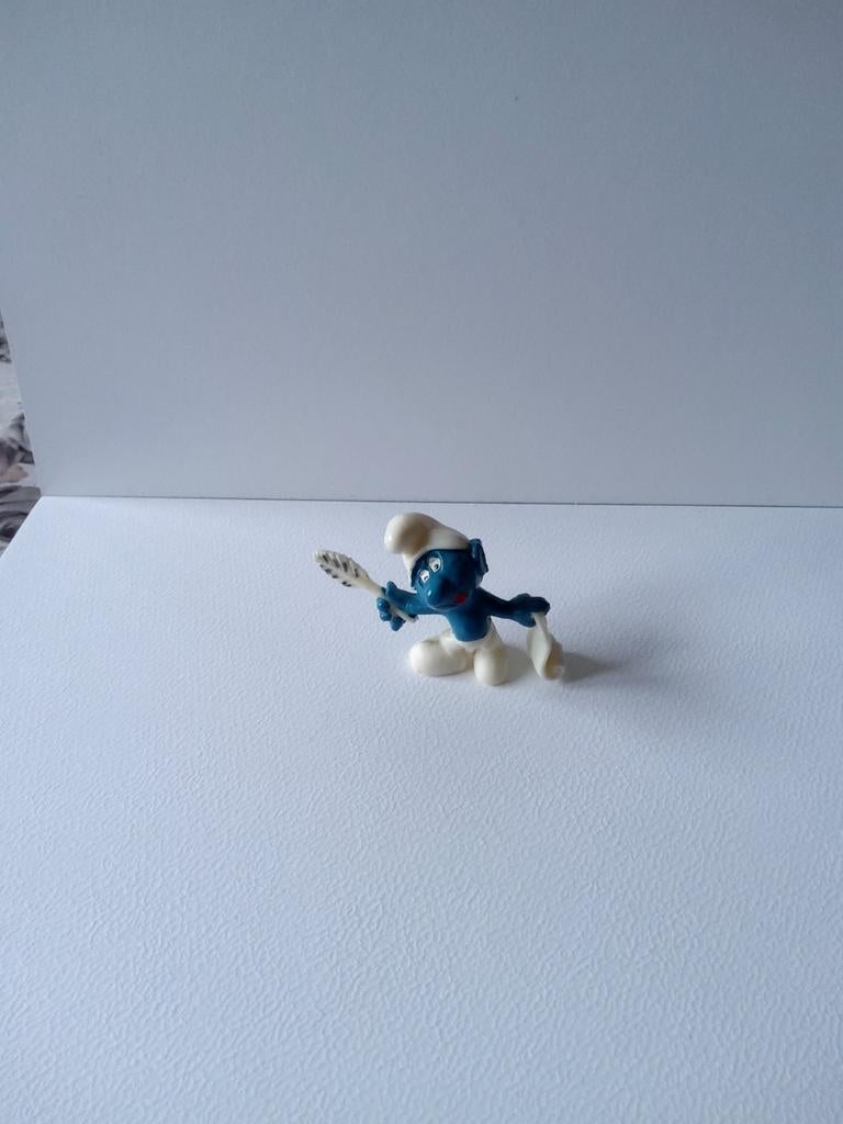Smurfdichter Plagiaat, Verzamelen, Smurfen, Ophalen of Verzenden, Gebruikt, Dichtersmurf, Poppetje, Figuurtje of Knuffel