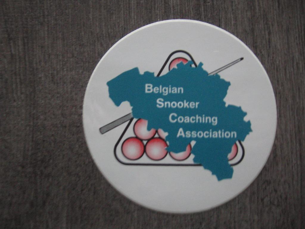 Autocollant de la BELGIAN SNOOKER COACHING, Enlèvement ou Envoi, Neuf