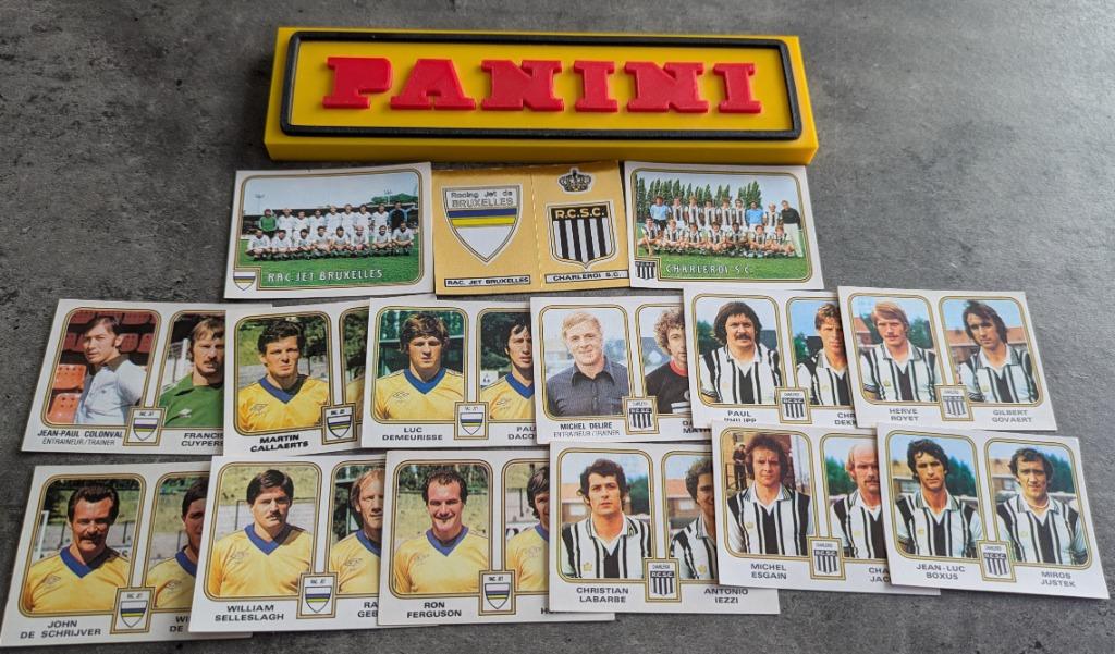 AUTOCOLLANTS PANINI FOOTBALL81 RC JETTE/SC CHARLEROI 15 1981, Envoi