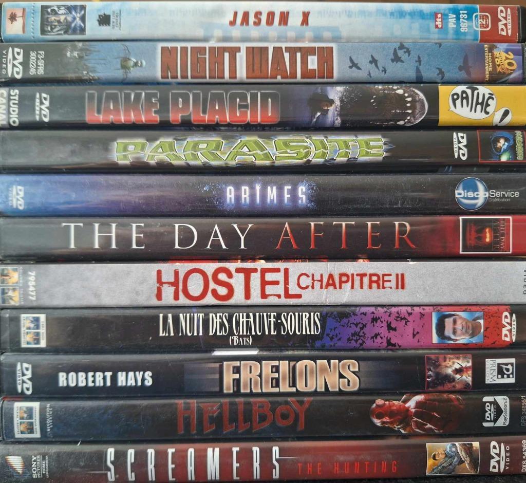 Horrorfilms op dvd - 1,00€, Vanaf 16 jaar, Ophalen of Verzenden, Gebruikt, Gore