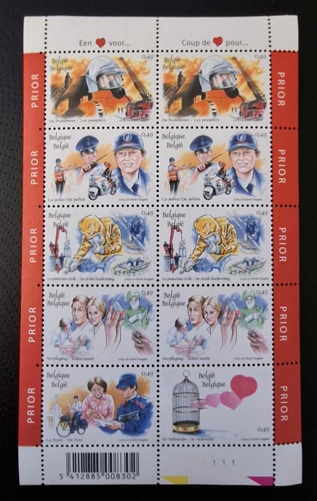 België: OBP F3150/55 ** Een ️♥️ voor...2003., Postzegels en Munten, Postzegels | Europa | België, Frankeerzegel, Ophalen of Verzenden