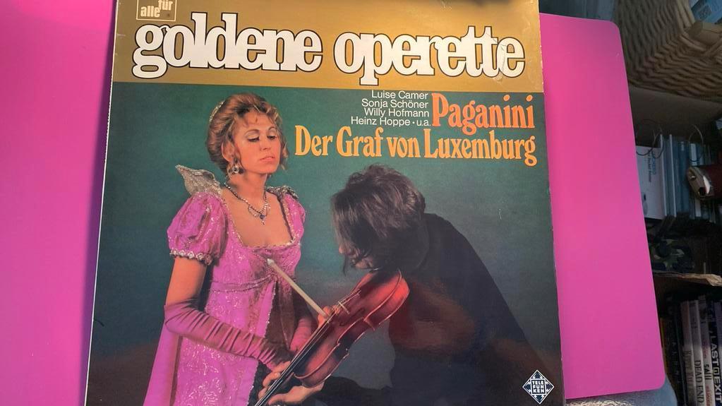 LANGSPEEL LP DUITSE OPERA”Paganini Der Graf Von Luxemburg, Ophalen of Verzenden, Zo goed als nieuw