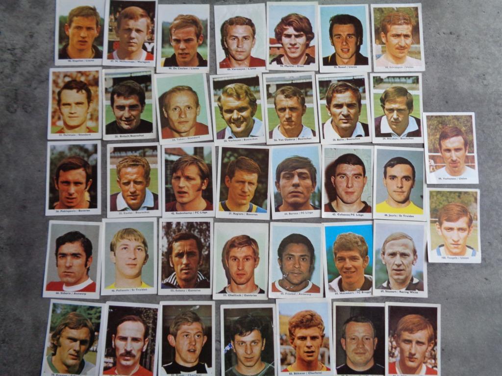 VOETBAL PRENTEN JAREN 60  RIZLA  plaatjes zeldzaam  37x, Verzenden