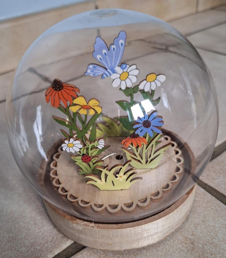 Dôme fleuri led, Maison & Meubles, Enlèvement ou Envoi, Comme neuf