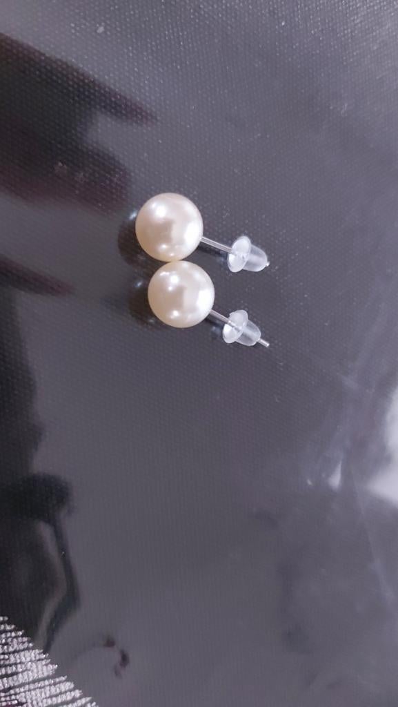 boucles d'oreilles, Handtassen en Accessoires, Ophalen of Verzenden, Nieuw, Beige