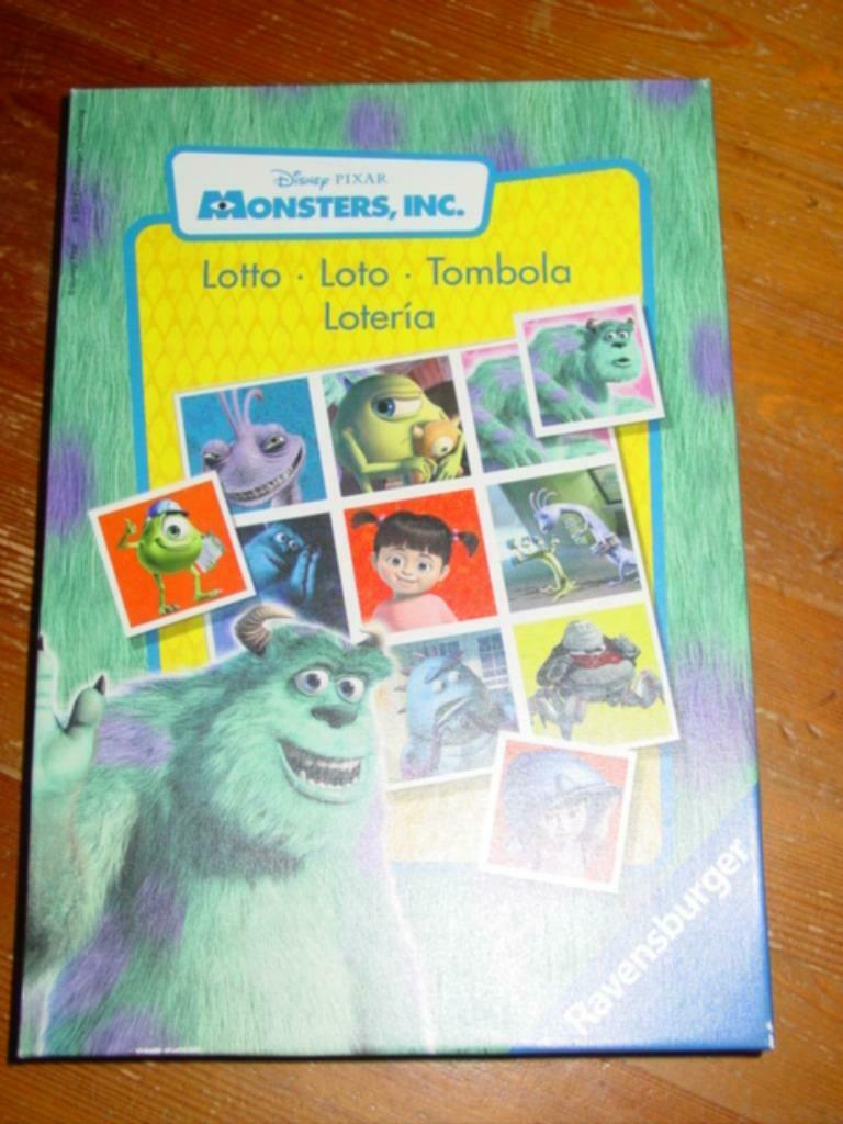 Ravensburger lottospel Monsters Inc, Hobby en Vrije tijd, Ophalen of Verzenden, Zo goed als nieuw