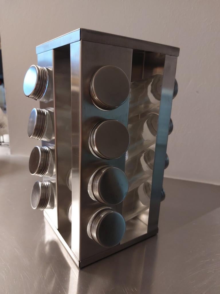 Étagère à épices avec 16 pots, Enlèvement ou Envoi, Comme neuf