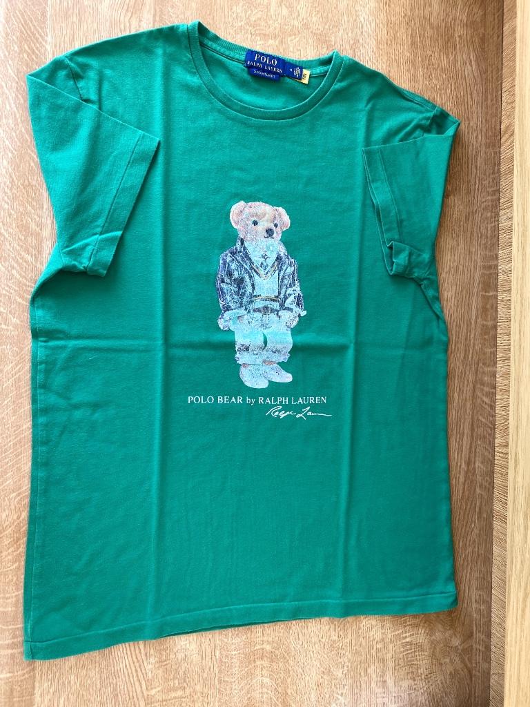 Groen T-shirt Polo Ralph Lauren, Gebruikt, Jongen of Meisje, Ophalen of Verzenden, Shirt of Longsleeve