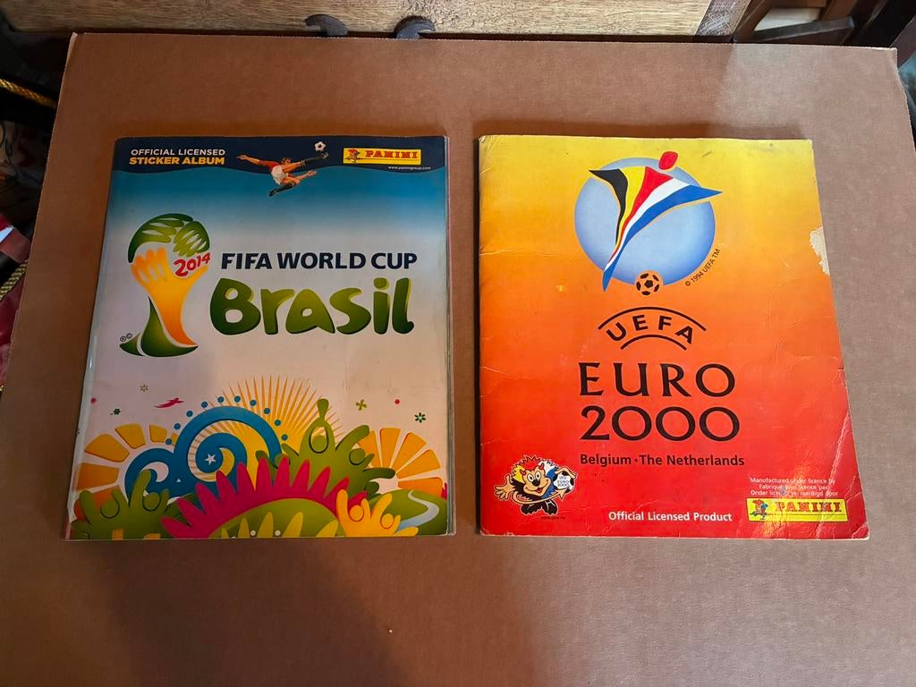 Volledige Panini Euro 2000 en Wereldbeker 2014, Ophalen of Verzenden