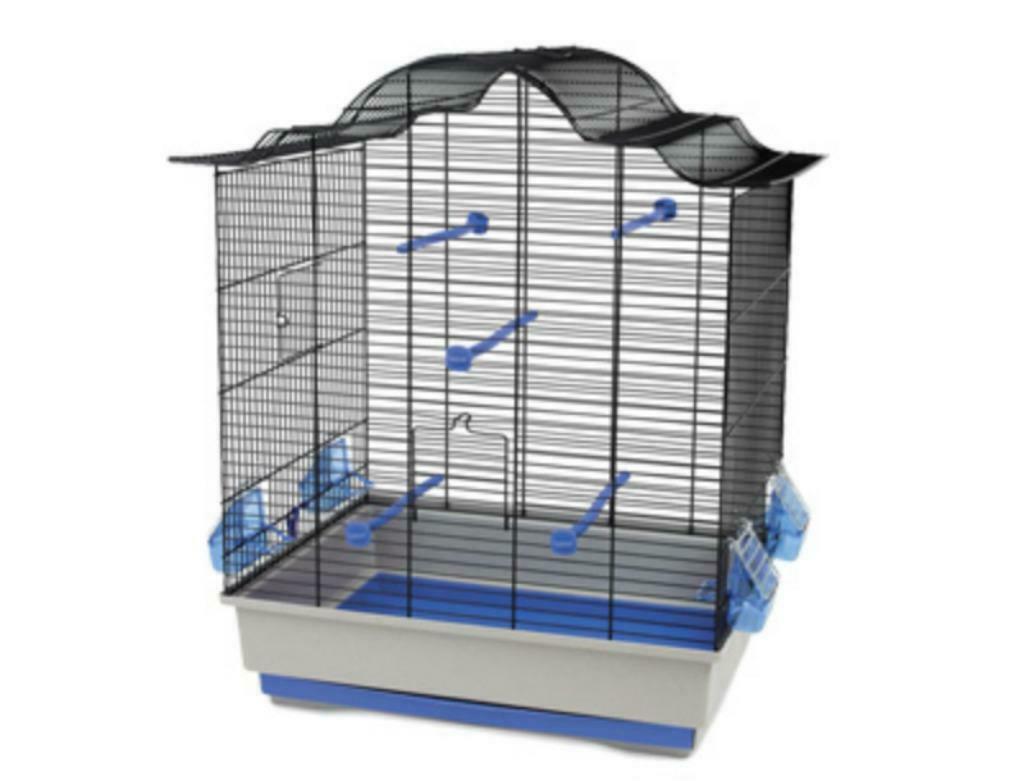 Vogelkooi Sophia 2 Zwart-Zand, Ophalen, Nieuw, Kunststof, Vogelkooi