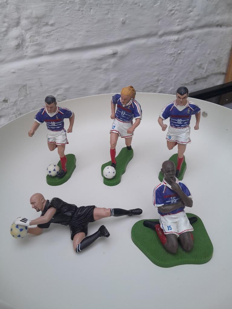 Starlux Figurines 5 joueurs en métal Equipe de France BE, Enlèvement ou Envoi
