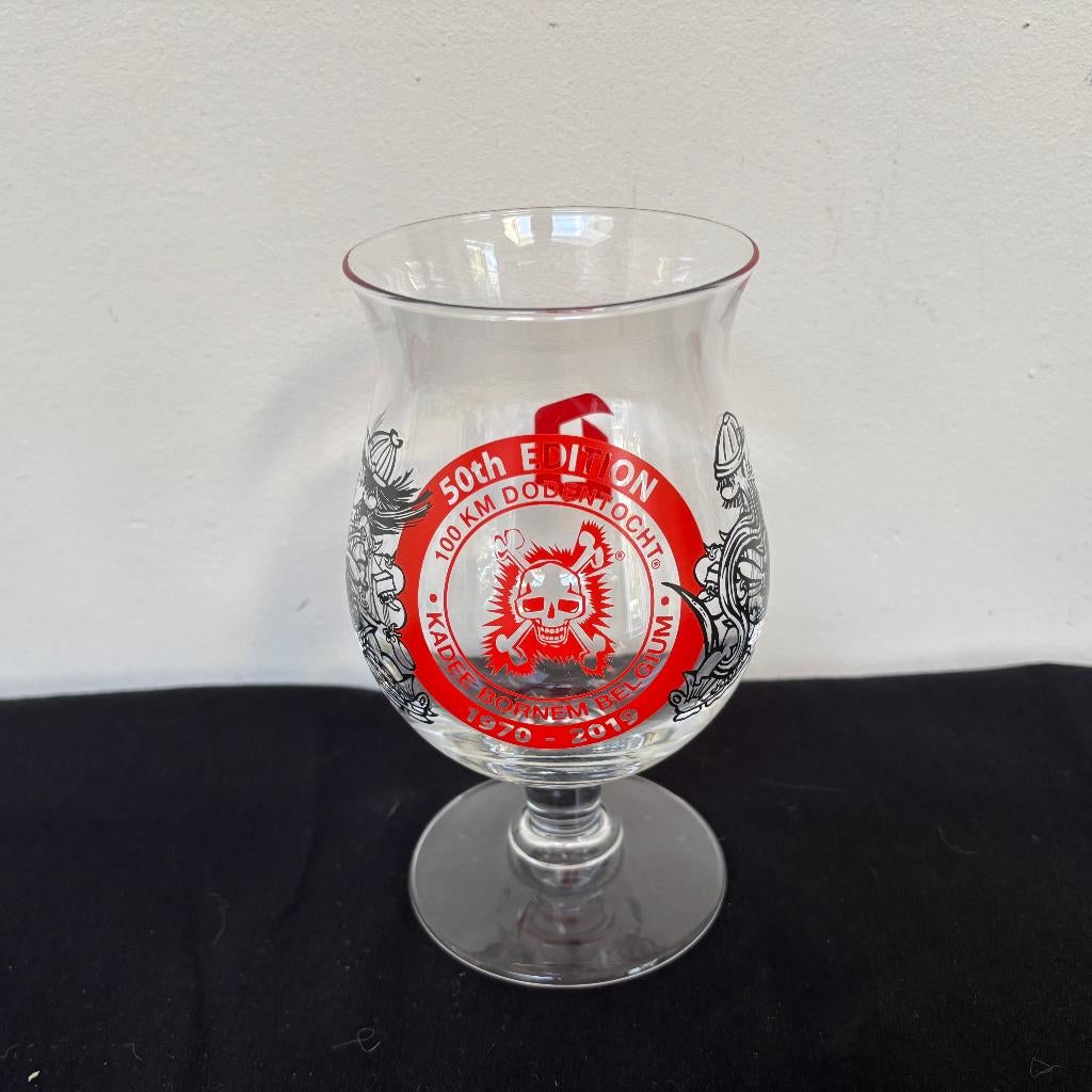 Duvel glas Dodentocht 2019 - 50ste editie, Ophalen of Verzenden, Nieuw, Glas of Glazen, Duvel