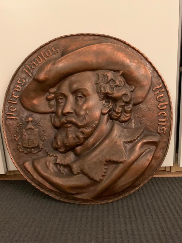Muurplaat Rubens, Ophalen, Koper