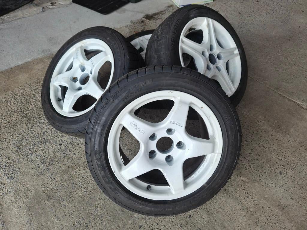 8x Velgen Compomotive / Speedline R15 / Mazda 323 GTR, Auto-onderdelen, Ophalen, Gebruikt, 15 inch, Velg(en)