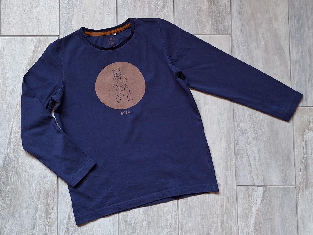 ★ M128 - Longsleeve bear JBC, Kinderen en Baby's, Kinderkleding | Maat 128, Ophalen of Verzenden, Zo goed als nieuw, Shirt of Longsleeve